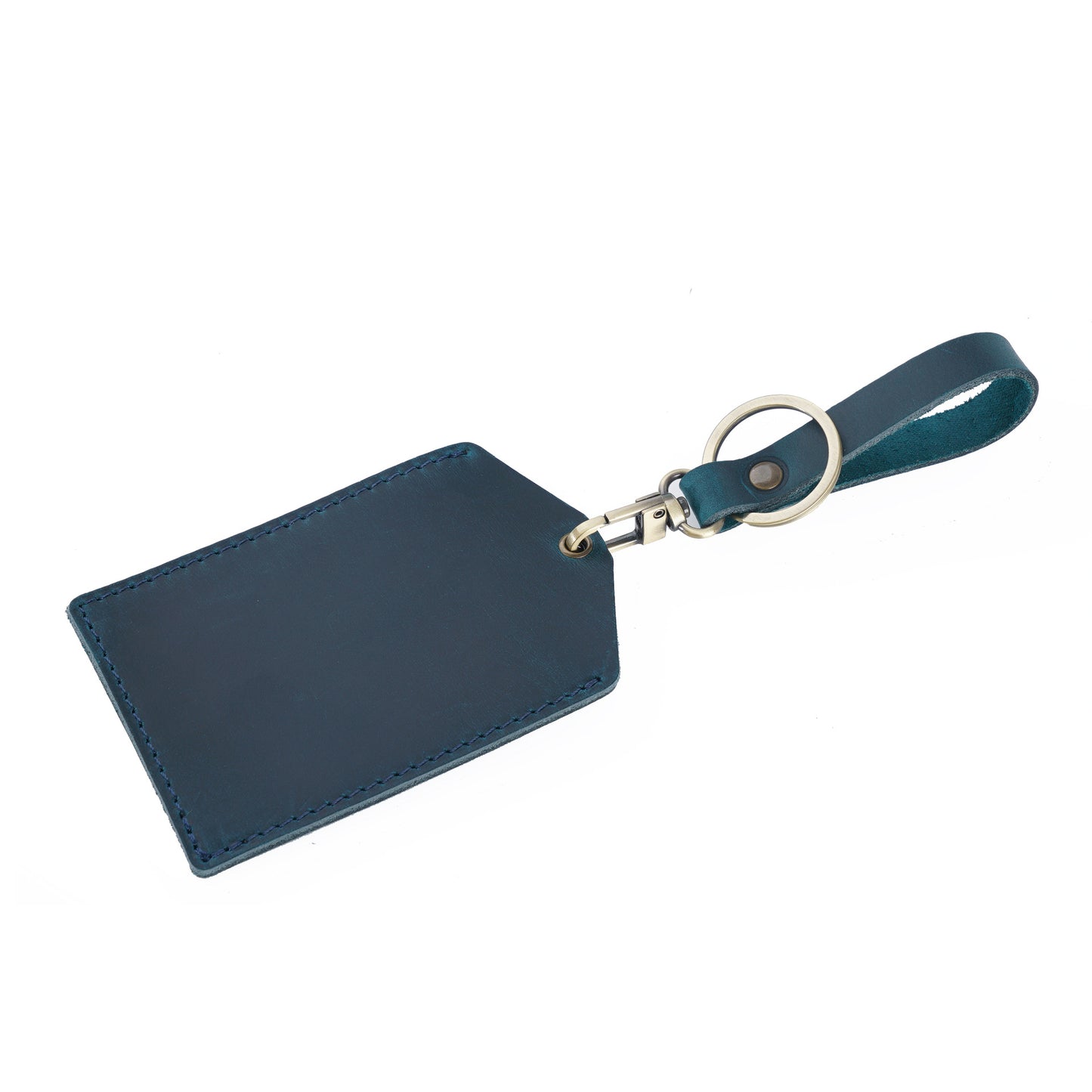 Handmade Cowhide Mini Bus Campus All-in-one Card Holder