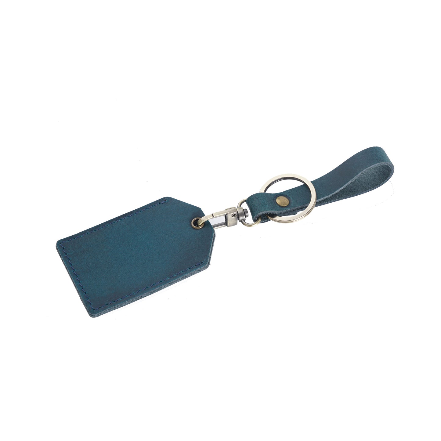 Handmade Cowhide Mini Bus Campus All-in-one Card Holder