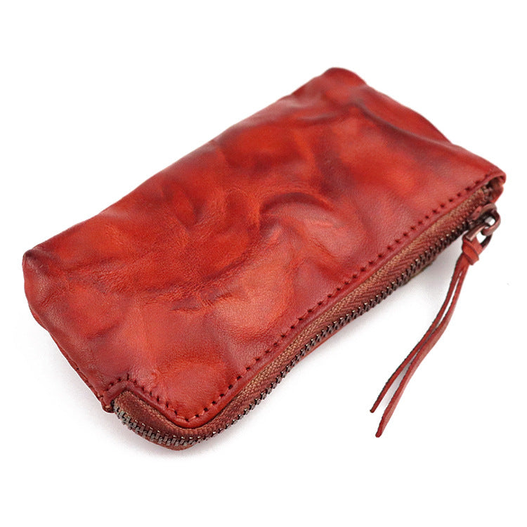 Genuine Leather Retro Style Long Light Purses