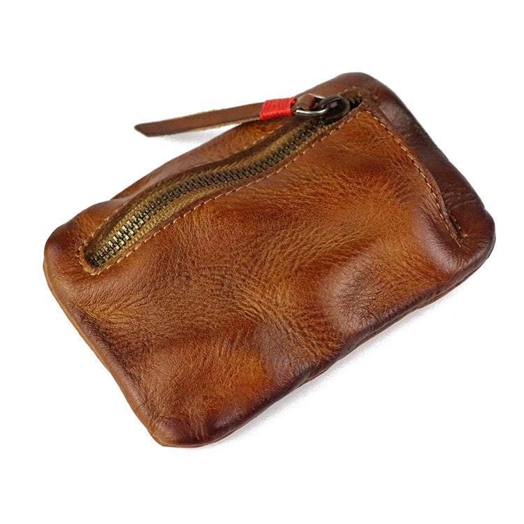 First Layer Hand-made Retro Style Minimalist Lightweight Coin Purses