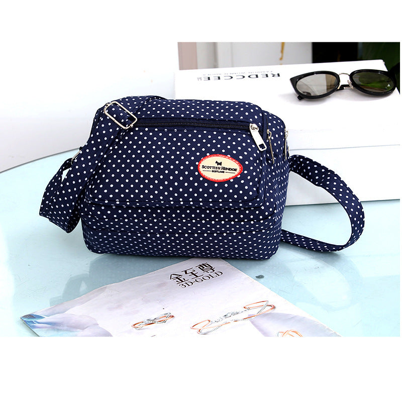Women's Canvas Mother Stall Night Market Morning Crossbody Bags