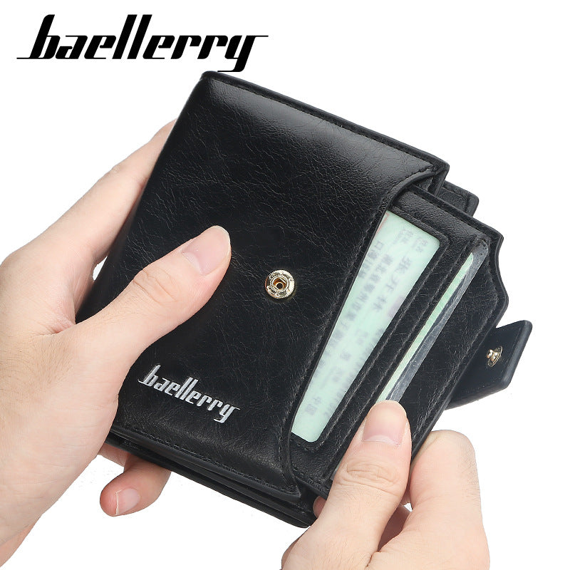 Women's & Men's Short Korean Style Multiple Slots Driving License Ladies Wallet