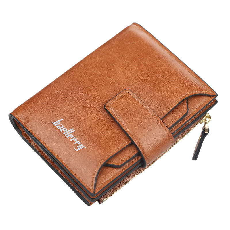 Women's & Men's Short Korean Style Multiple Slots Driving License Ladies Wallet
