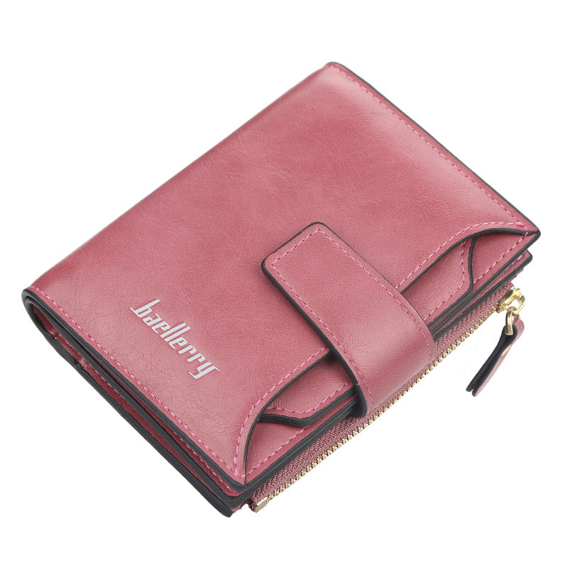Women's & Men's Short Korean Style Multiple Slots Driving License Ladies Wallet