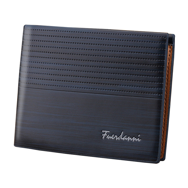 Men's Beautiful Short Multiple Slots Fan Men's Wallets