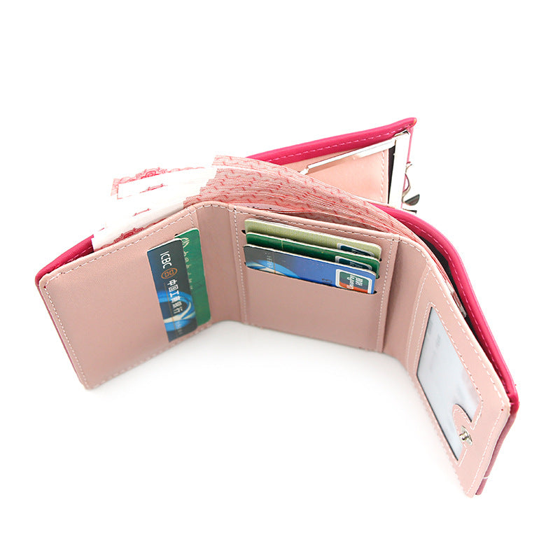 Classic Women's Slouchy Korean Style Short Ladies Wallets