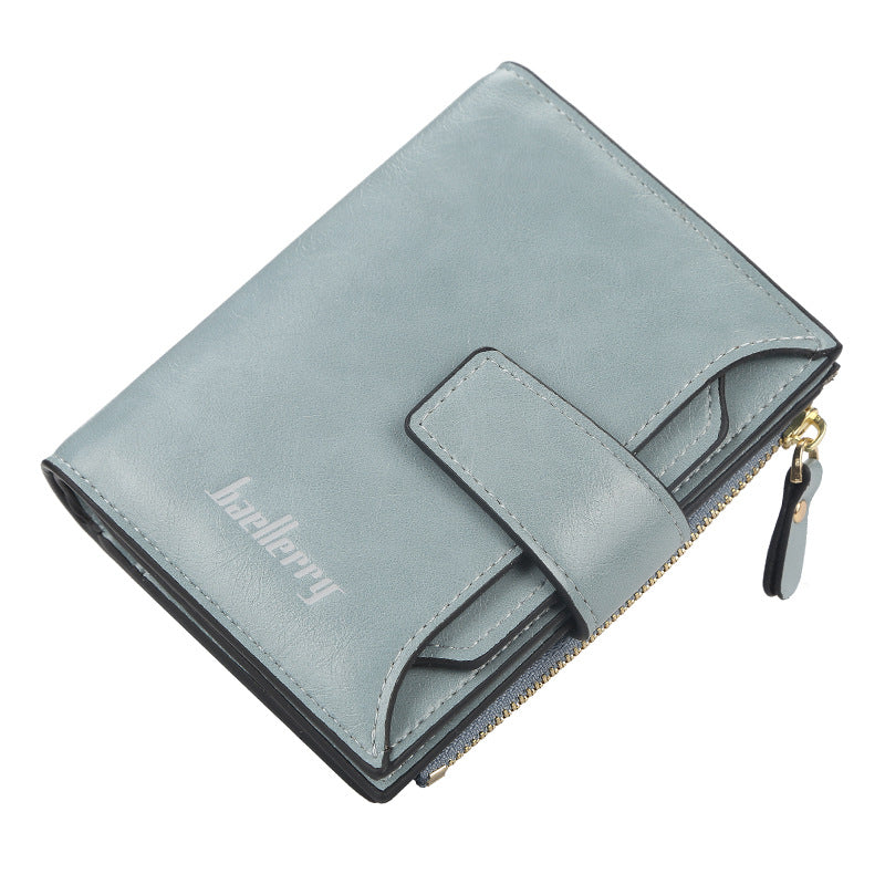 Women's & Men's Short Korean Style Multiple Slots Driving License Ladies Wallet