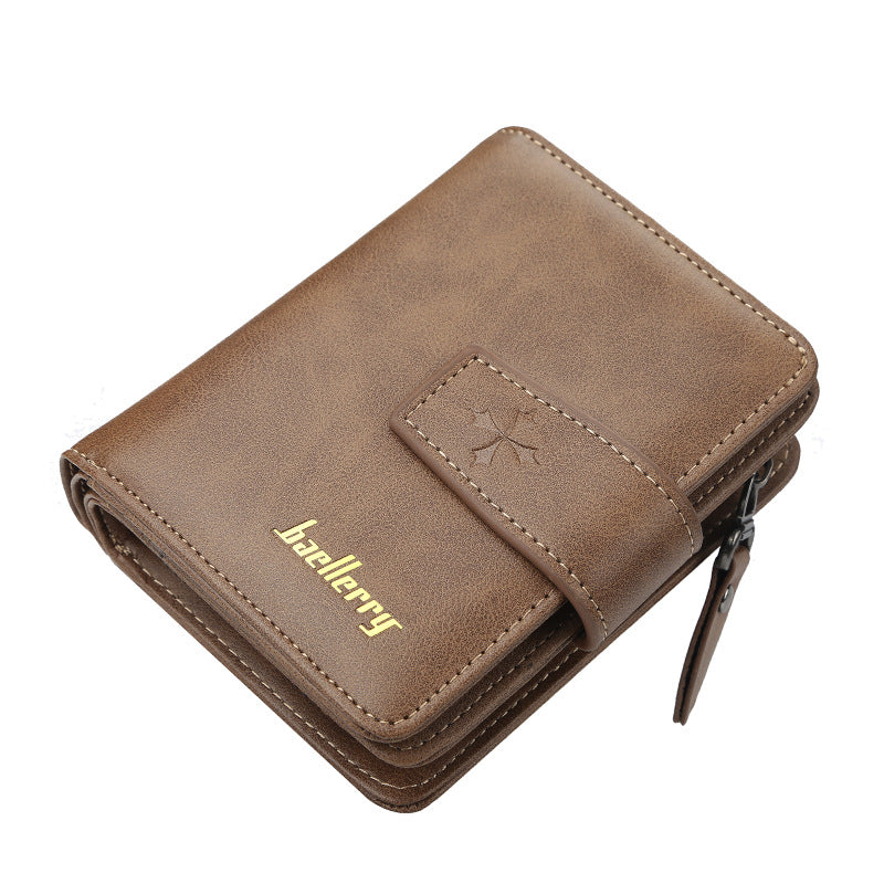 Men's Short Green Multi Slots High Sense Men's Wallet