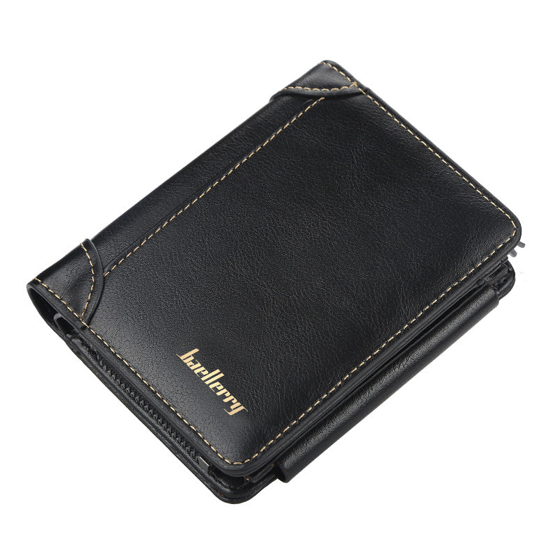 Men's Short Green Trendy Multi Slots High Men's Wallet
