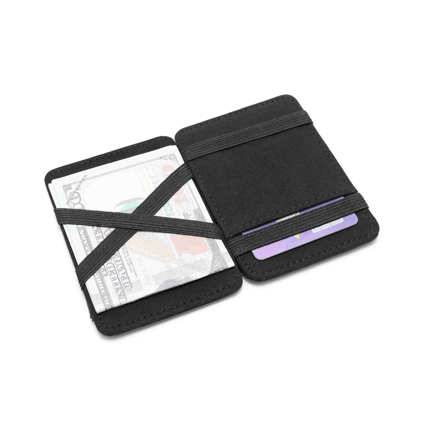 Korean Style Neutral Solid Color Leather Card Holder