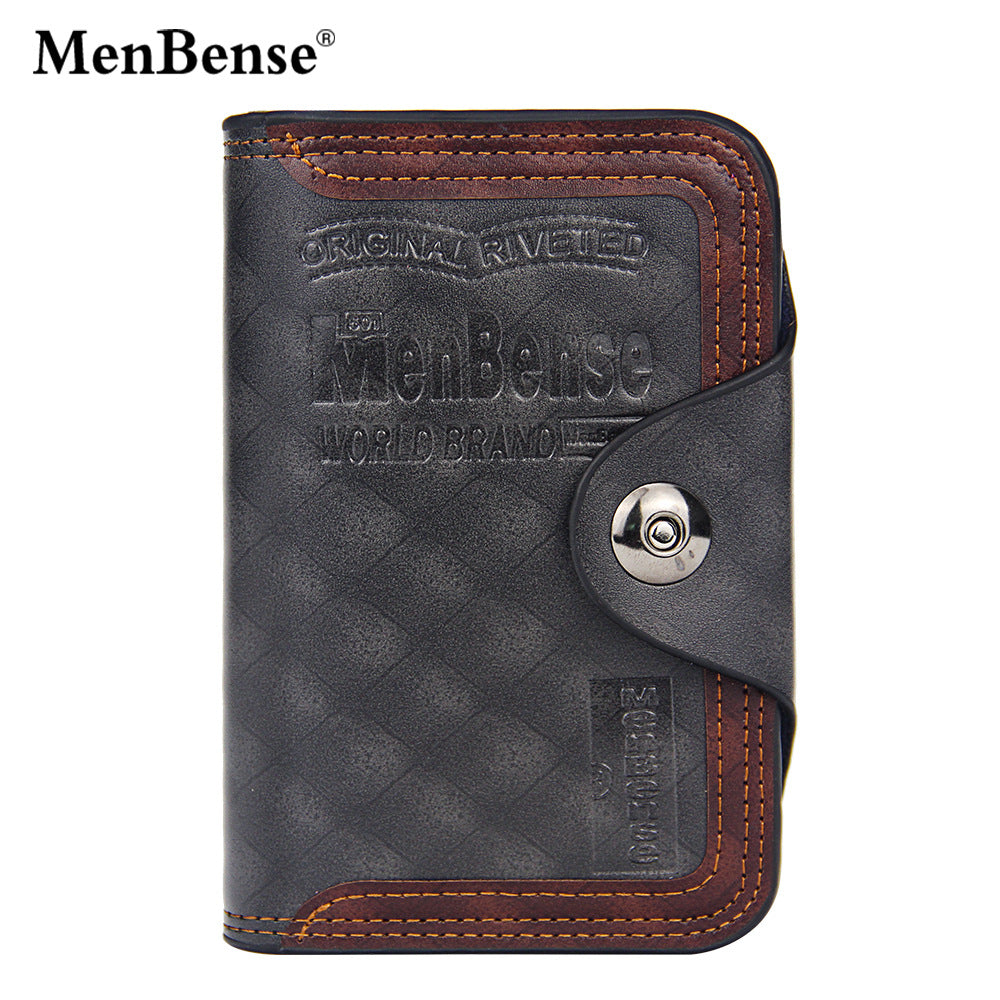 Men's Short Chic Enterprise Large Capacity Magnetic Men's Wallets