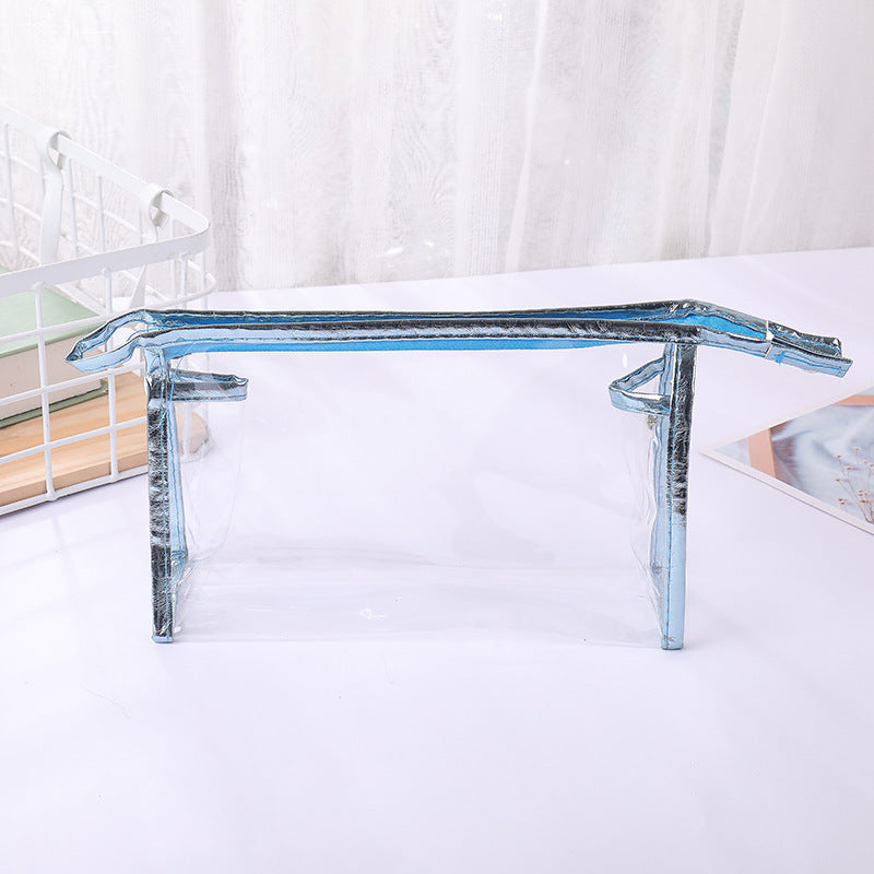 Women's Transparent Hand Fashion Storage Toiletry Cosmetic Bags
