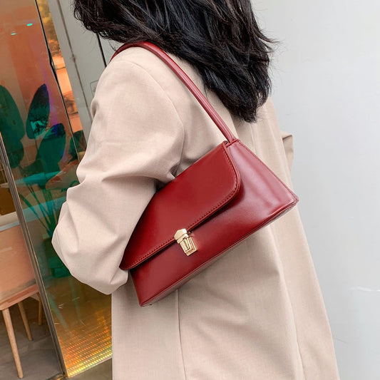 Women's Retro Baguette Fashion Korean Style Underarm Arm Bags