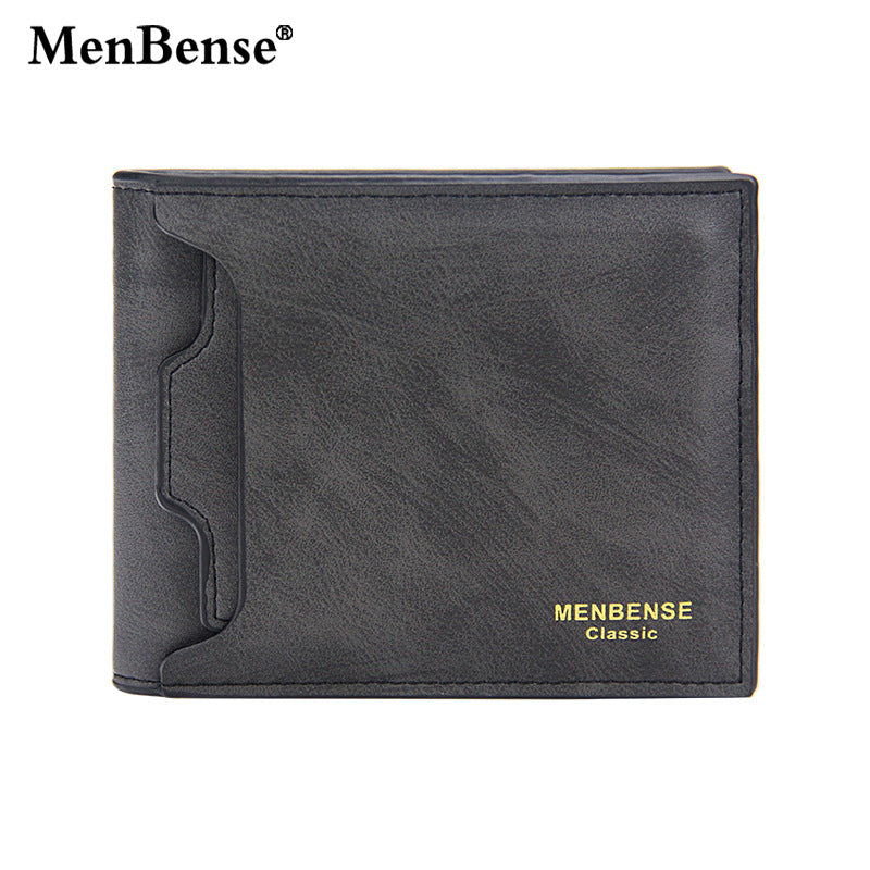 Men's Short Chic Large Capacity Multiple Slots Men's Wallets