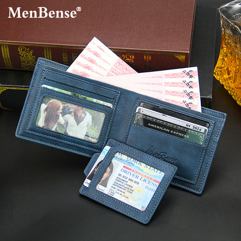 Men's Short Chic Large Capacity Multiple Slots Men's Wallets