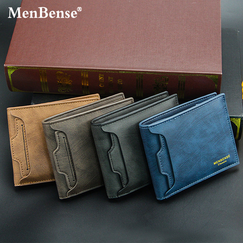 Men's Short Chic Large Capacity Multiple Slots Men's Wallets
