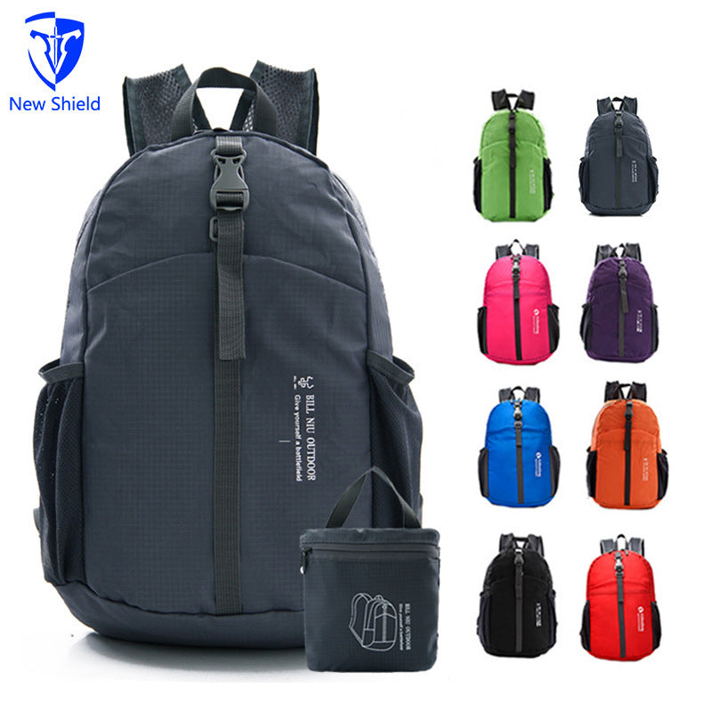Pretty Shield Gift Folding Portable Riding Backpacks