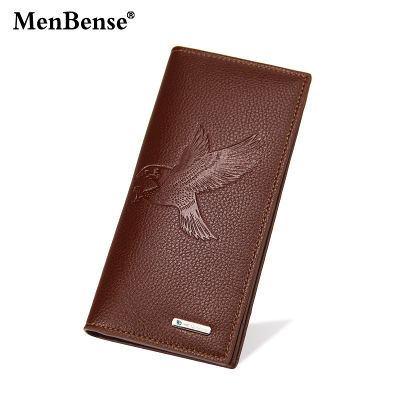 Men's Long Fashion Magnetic Snap Clutch Large Capacity Men's Wallets
