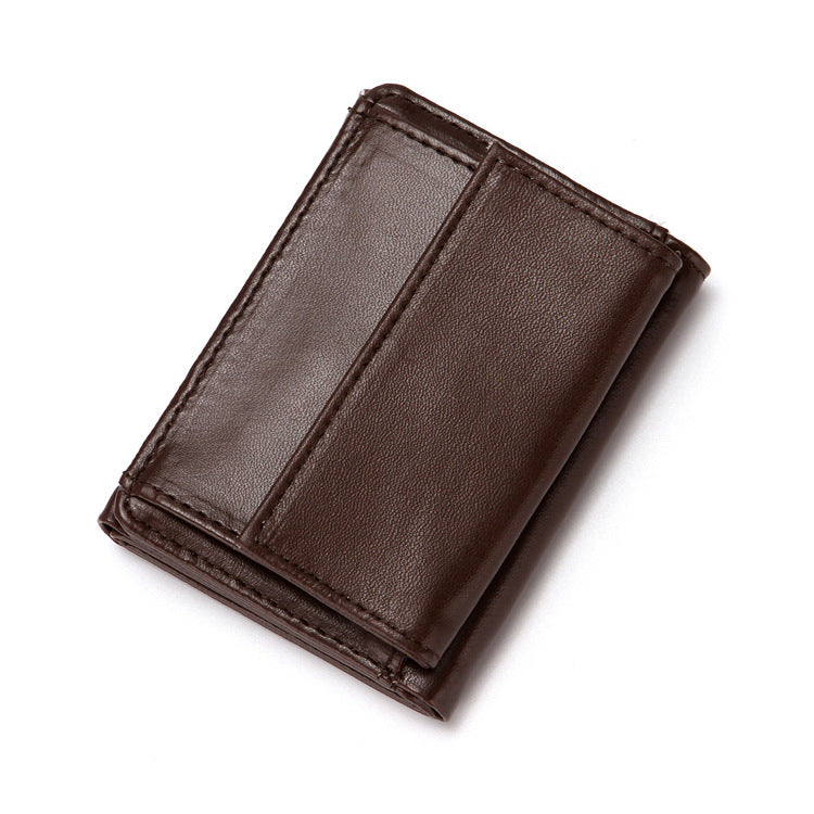 Men's Leather Short Korean Style Change Business Men's Wallets
