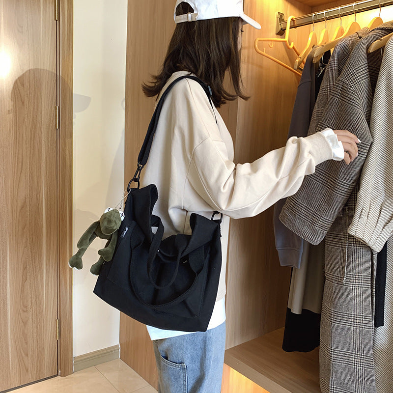 Women's Big Class Solid Color Hand-held Handbags