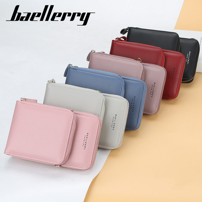 Women's Korean Large Capacity Zipper Fashion Soft Ladies Wallet