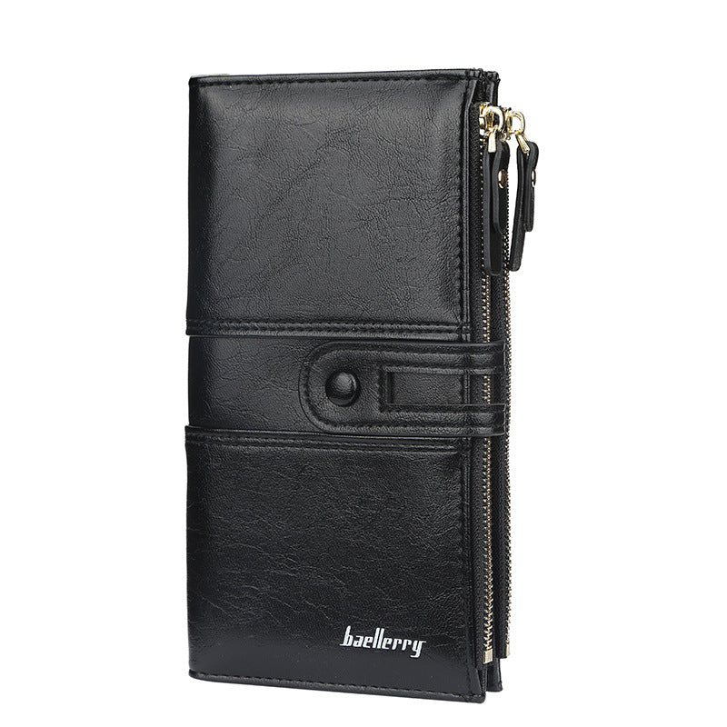 Women's Long Section Clasp Fashion Mobile Korean Purses