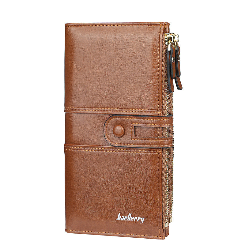 Women's Long Section Clasp Fashion Mobile Korean Purses