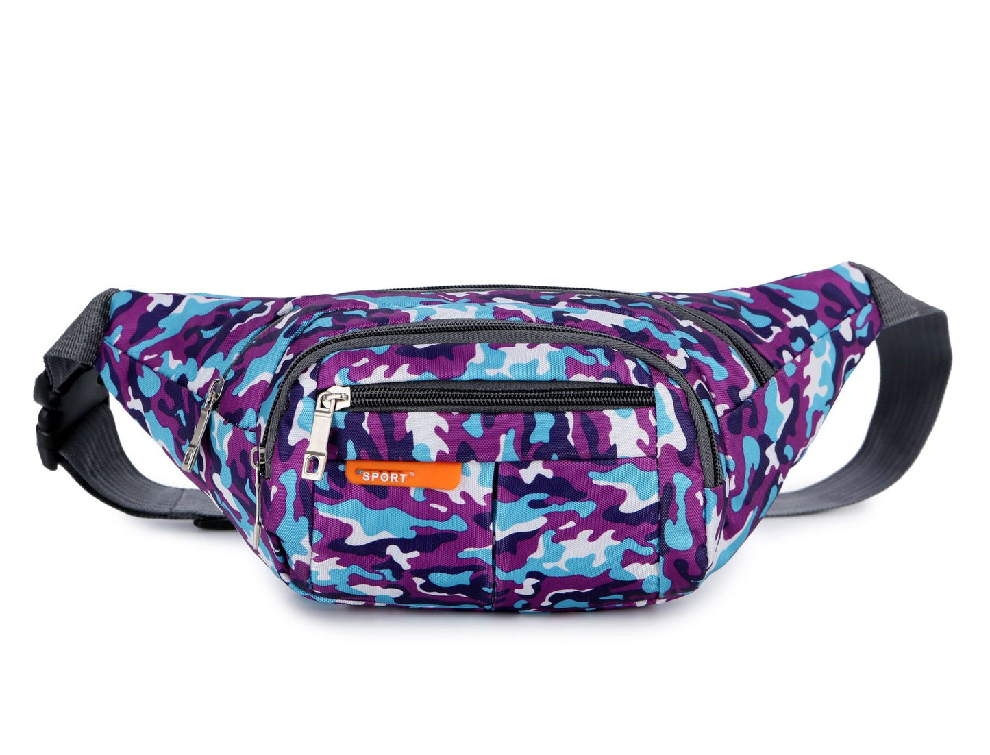 Women's & Men's & Mobile Waterproof Spring Nylon Printed Men's Waist Packs