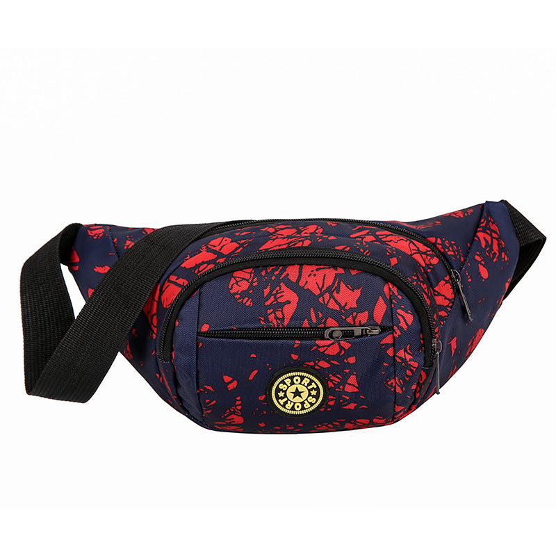 Men's Running Large Capacity Fashion Exercise Camouflage Oxford Men's Waist Packs