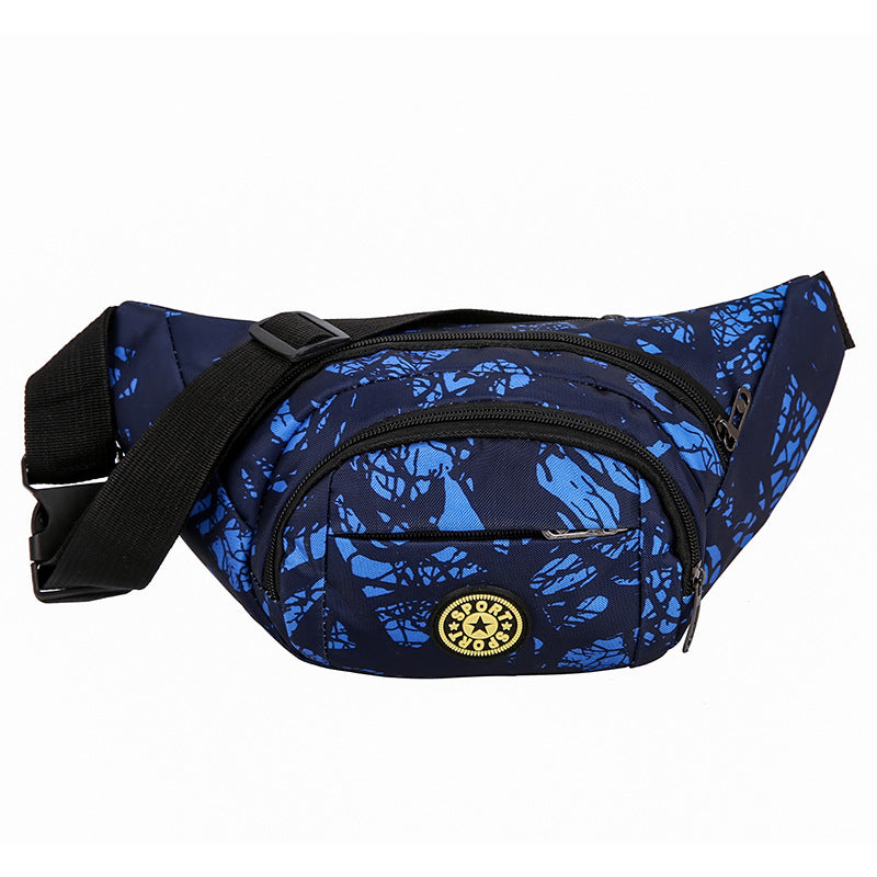 Men's Running Large Capacity Fashion Exercise Camouflage Oxford Men's Waist Packs