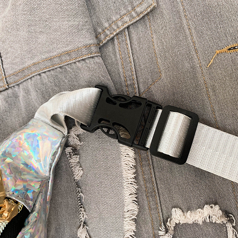 Women's Charming Laser Sequins Multifunctional Fashion Men's Waist Packs
