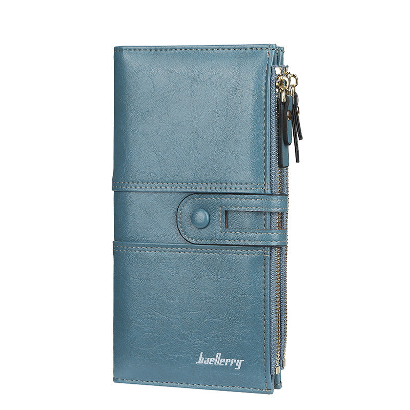 Women's Long Section Clasp Fashion Mobile Korean Purses