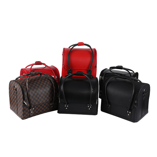 Professional Manicure Kit Large Capacity Layered Waterproof Storage Tattoo Cosmetic Bags