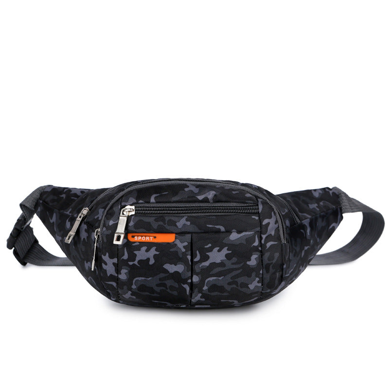 Women's & Men's & Mobile Waterproof Spring Nylon Printed Men's Waist Packs