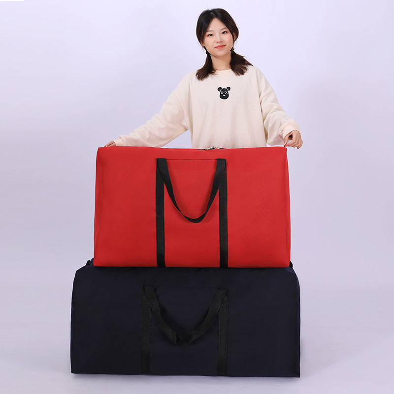 Oxford Cloth Waterproof Quilt Solid Color Large Home Buggy Travel Bags