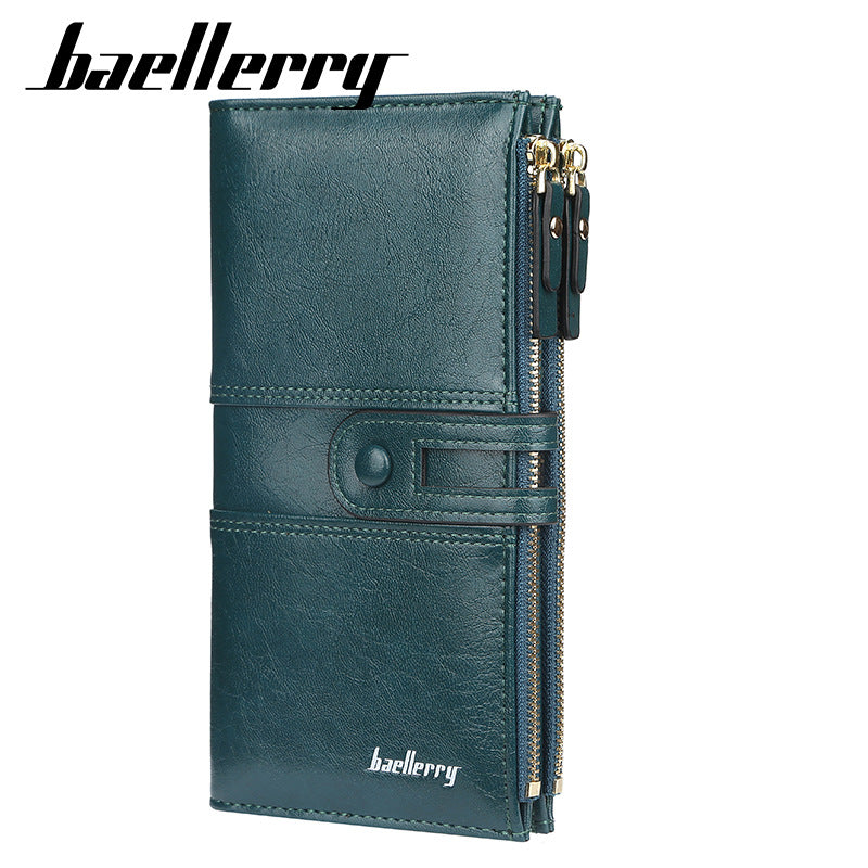 Women's Long Section Clasp Fashion Mobile Korean Purses
