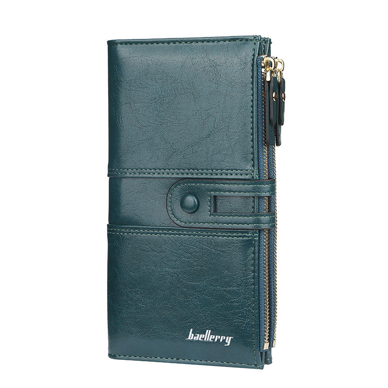 Women's Long Section Clasp Fashion Mobile Korean Purses