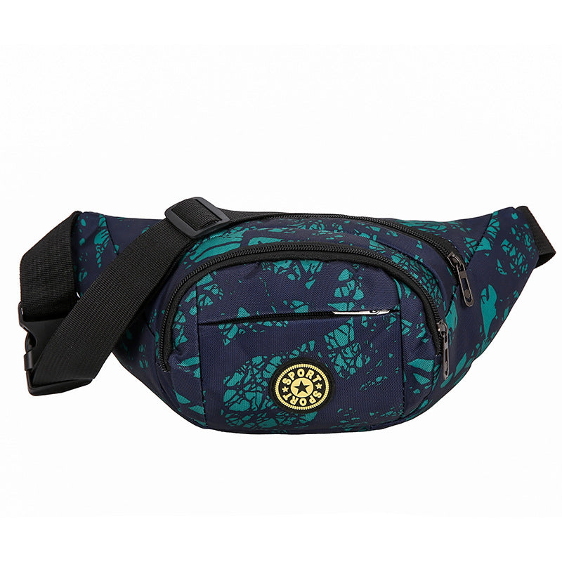 Men's Running Large Capacity Fashion Exercise Camouflage Oxford Men's Waist Packs