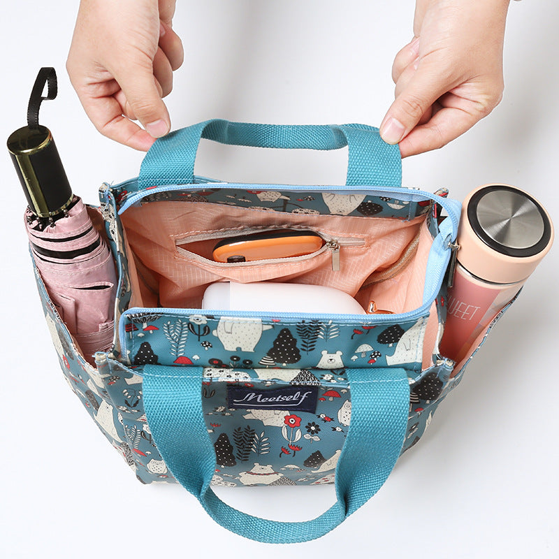 Canvas Large Lunch Box Mummy Capacity Handbags
