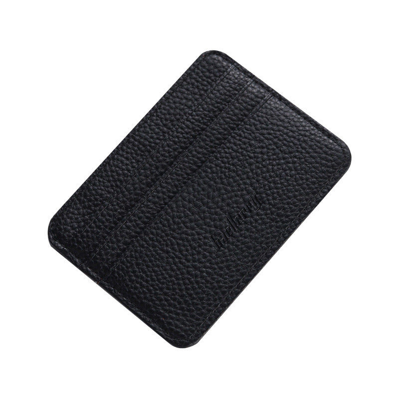 Men's Korean Style Simple Mini Multiple Slots Card Holder
