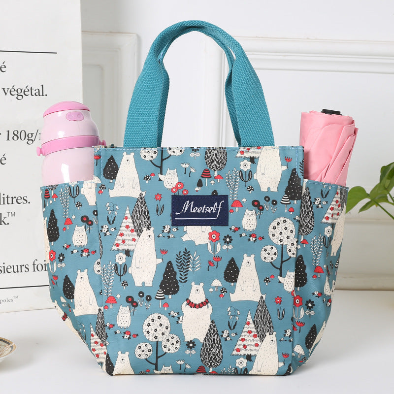Canvas Large Lunch Box Mummy Capacity Handbags