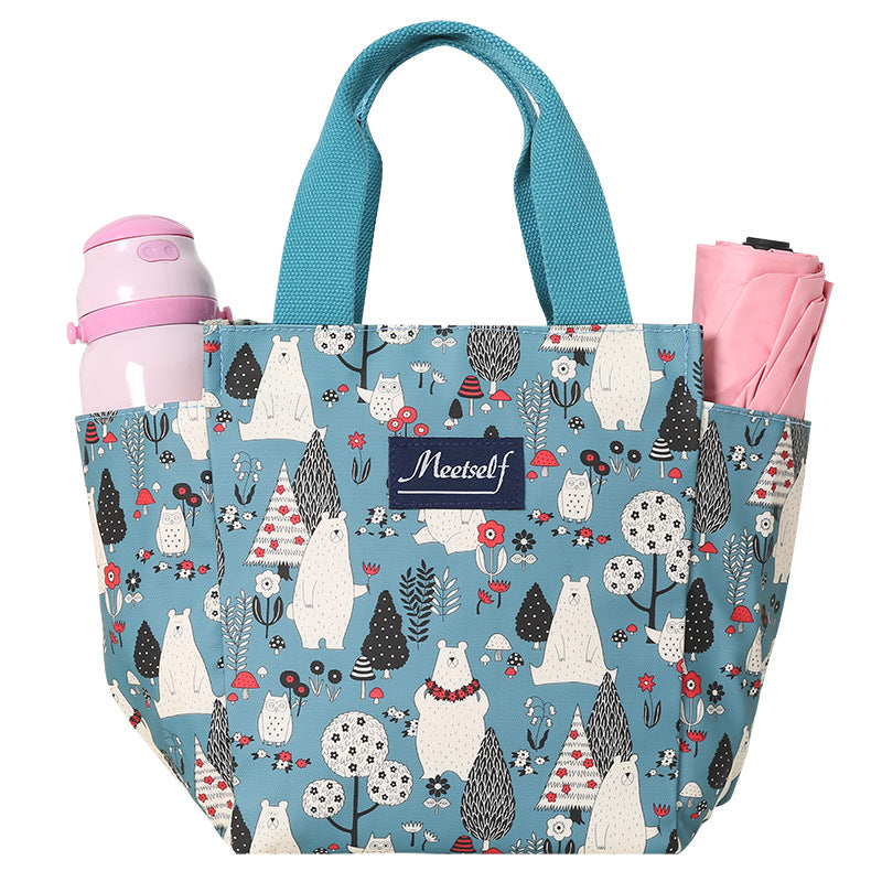Canvas Large Lunch Box Mummy Capacity Handbags