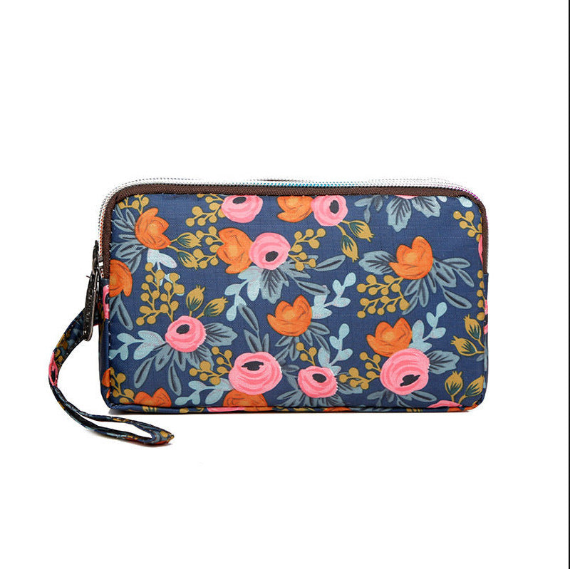 Women's Korean Printed Mobile Running Cloth Purses
