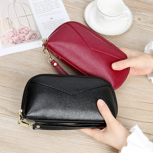 Women's Fashion Long Clutch Large Capacity Shell Handbags