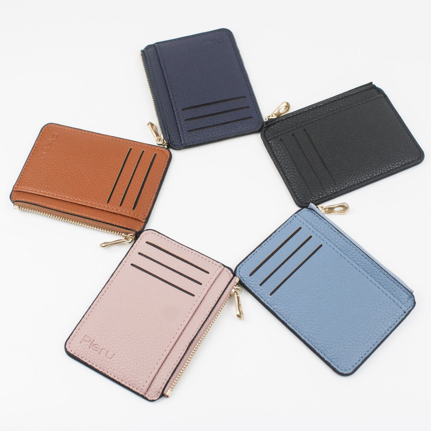 Fashion Creative Zipper Large Capacity Simple Card Holder