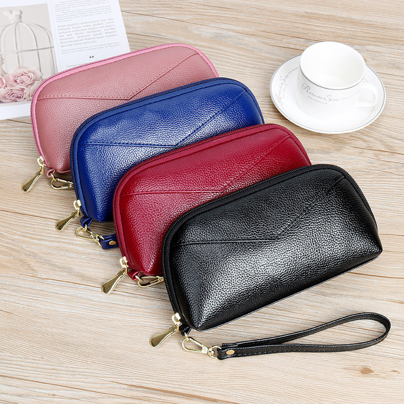 Women's Fashion Long Clutch Large Capacity Shell Handbags