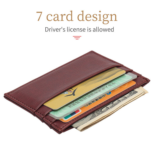 Lightweight Mini Business Driving License Male Card Holder