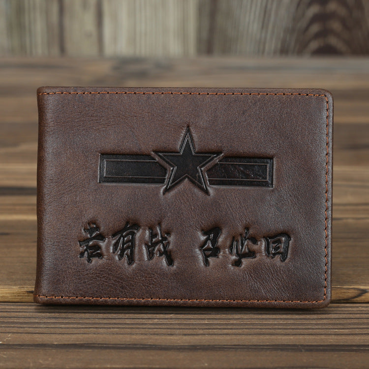 Leather Driving License Comrade In Arms Gift Vintage Card Holder