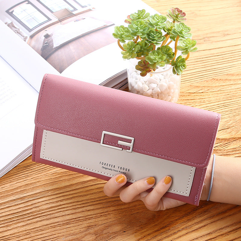Women's Beautiful Durable Korean Clutch Long Ladies Wallets