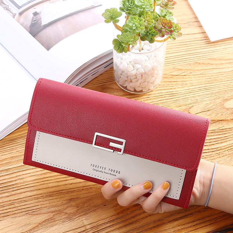 Women's Beautiful Durable Korean Clutch Long Ladies Wallets